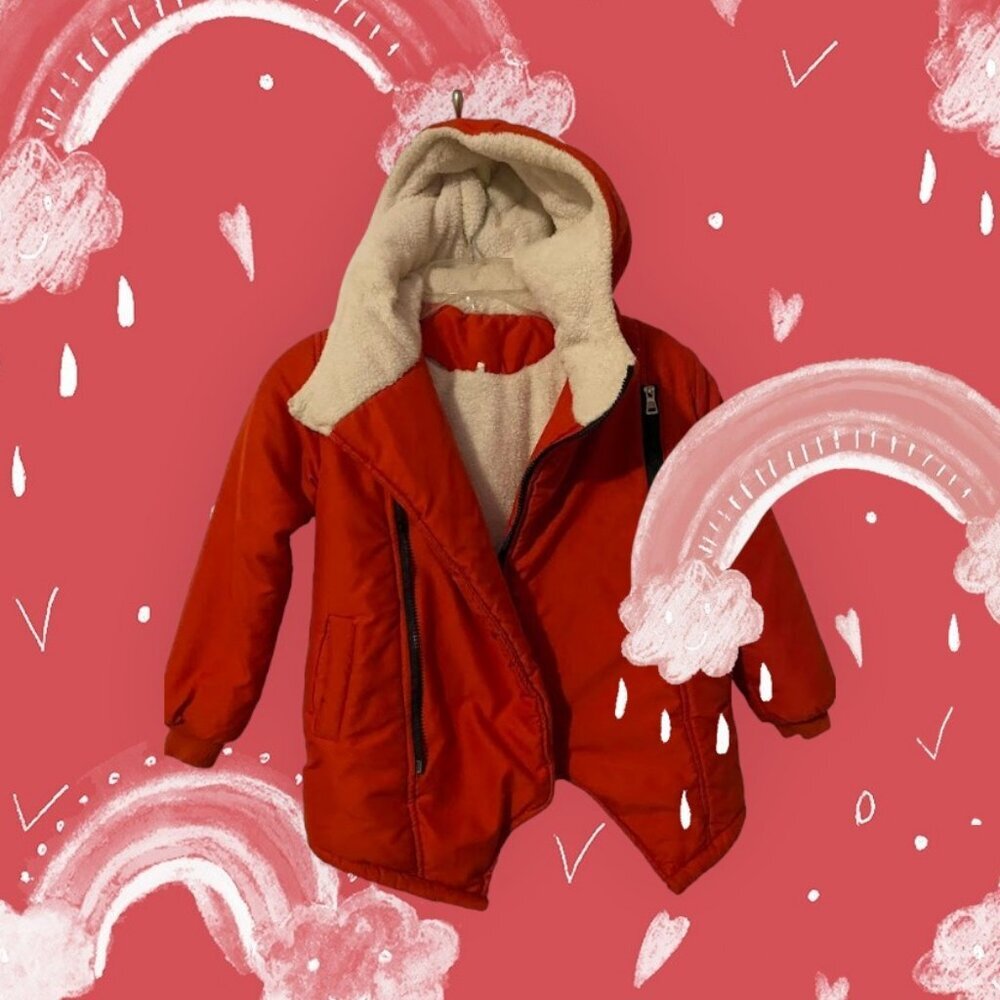 Girl's Winter Hooded Coat